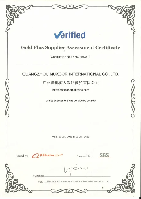 SGS Gold Plus Supplier Assessment cover