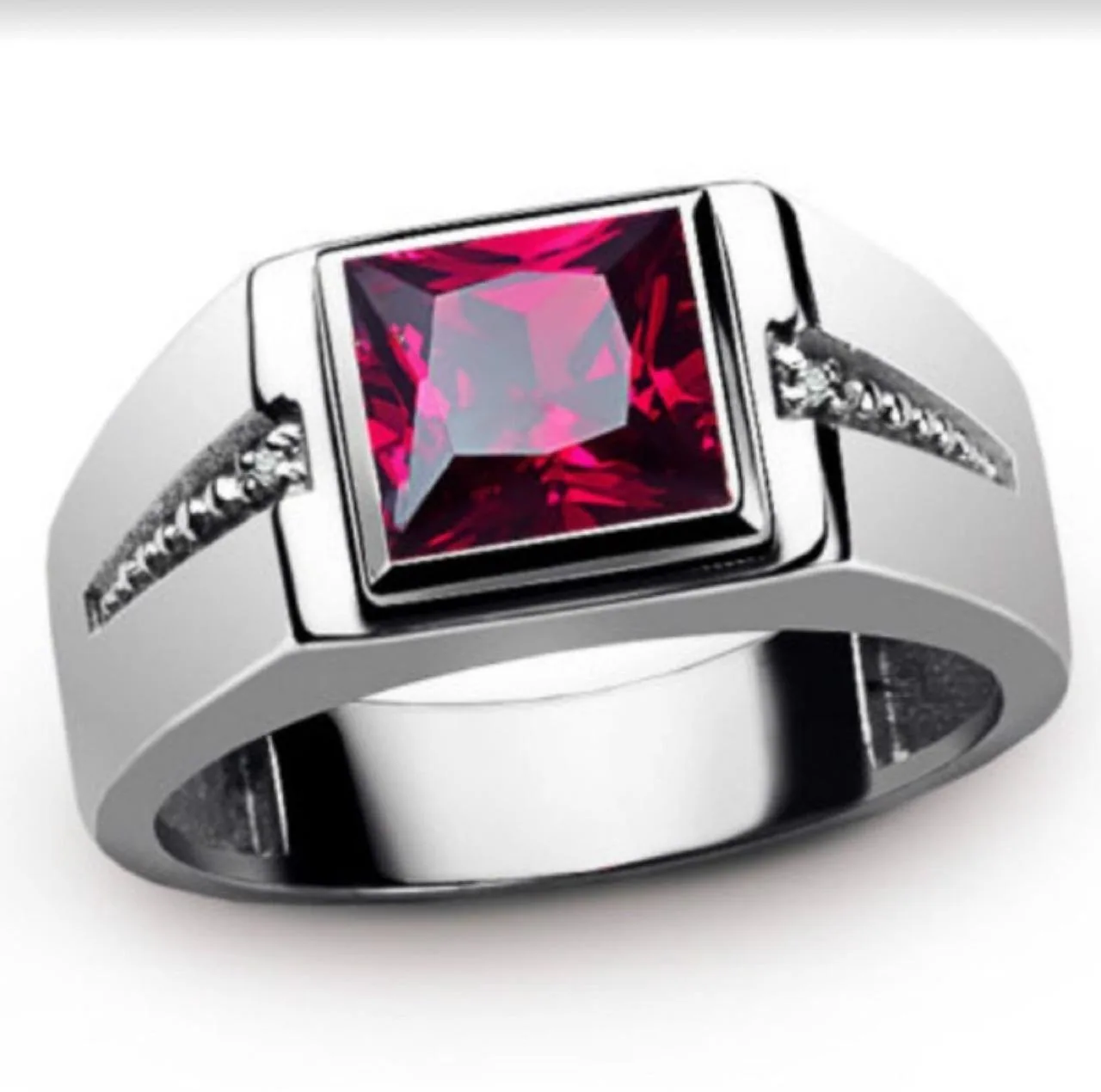 Women's Men's Wholesale Cubic Zirconia Ring Diamond Classic Brilliant Luxury Wedding Gemstone Arabic Rings Fashion Jewelry view 2