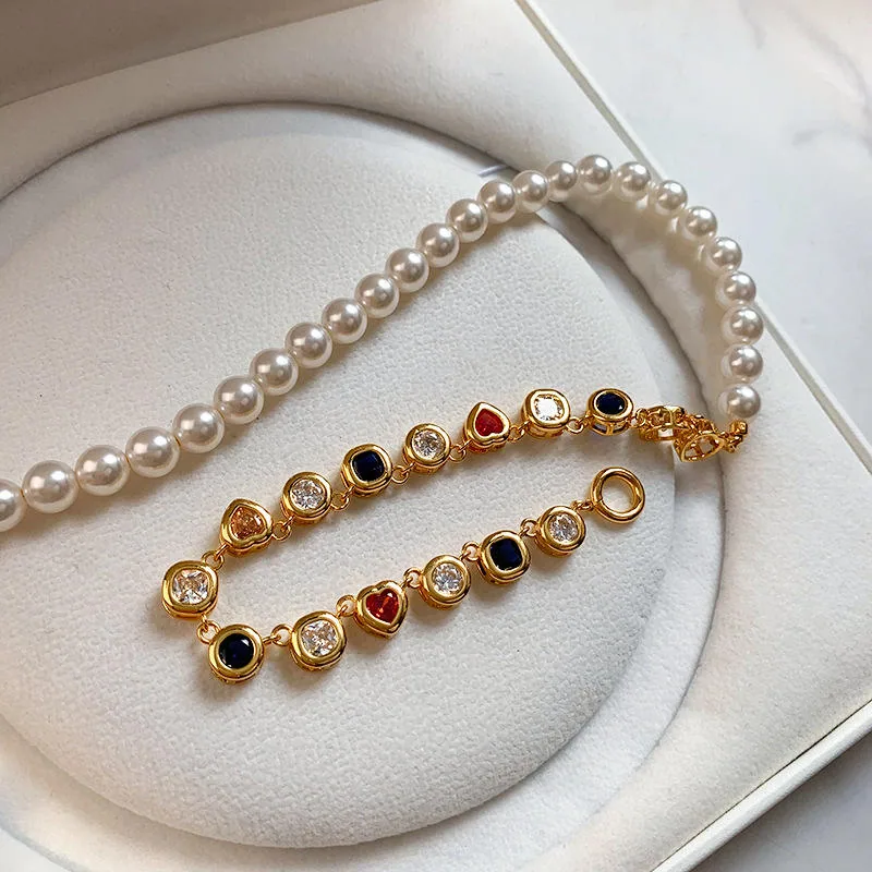 2025 Fashion Fine Chains Jewelry Necklaces Pearl Friendship Vintage Fancy Delicate Necklace