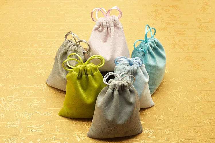 Custom Jewelry Bag Velvet Drawstring Pocket Velvet Bag Wholesale Jewelry Bag Bracelet Necklace Ring Bag view 2