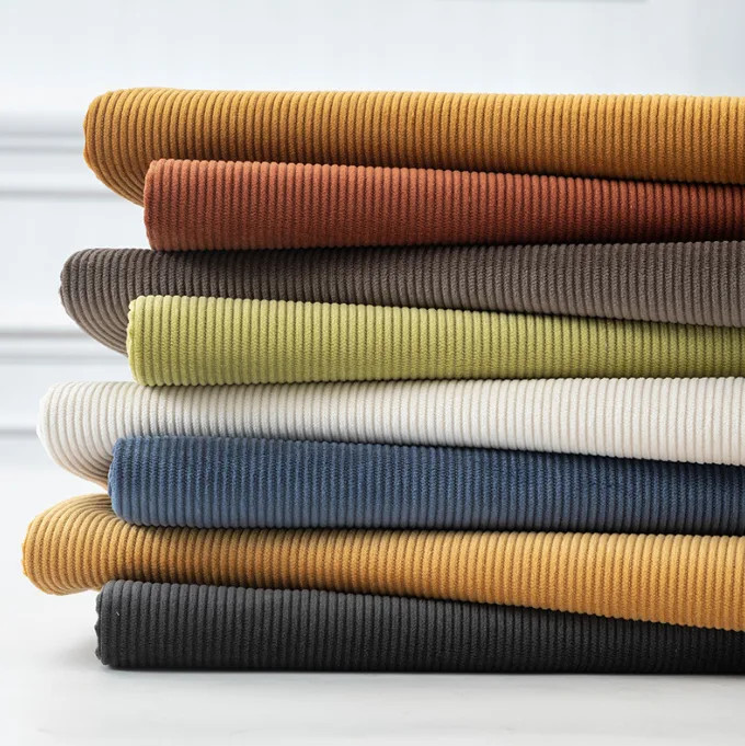 Thick Solid Corduroy DIY Fabric For Sofa Tablecloth Cushion Background Cloth 1M view 2