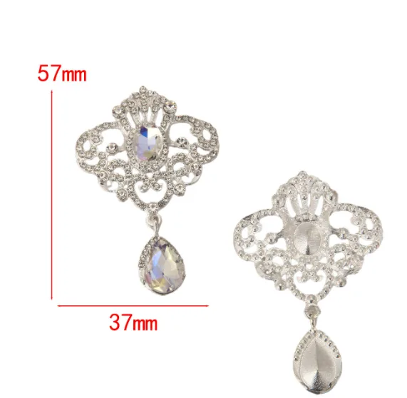2026 New Pearl Heart Flower Charms Light Luxury DIY Alloy Jewelry Accessories 10pcs view 3