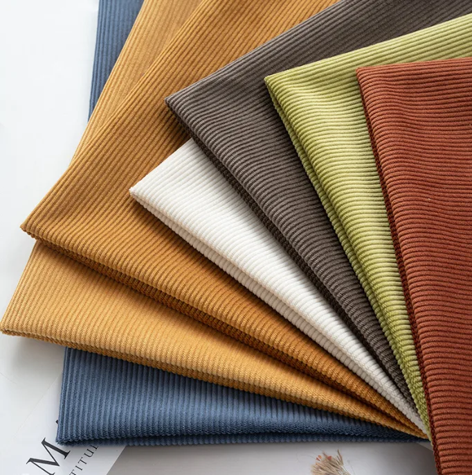 Thick Solid Corduroy DIY Fabric For Sofa Tablecloth Cushion Background Cloth 1M