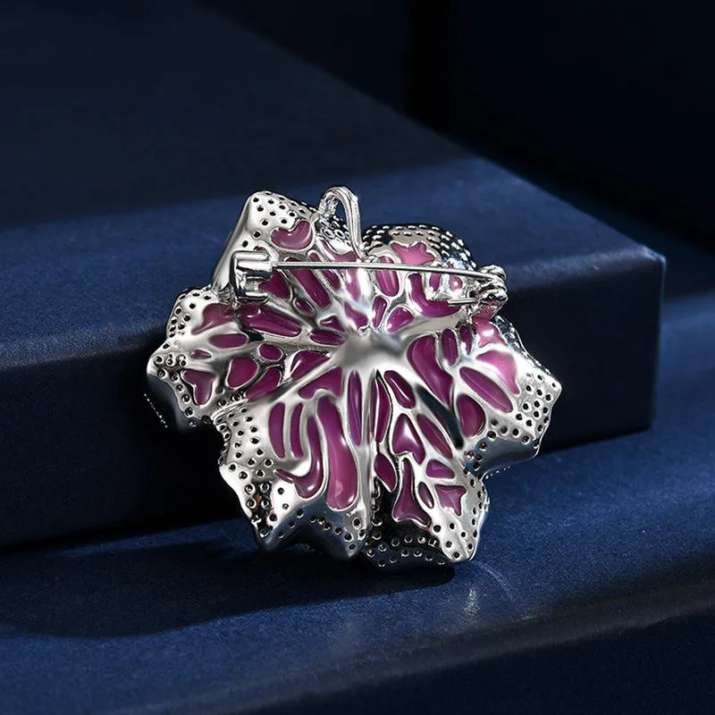 Peony Flower Brooch Pin Elegant Queen Style Outfit Accessory Fashion Brooch for Women Wholesale Fancy Jewellery for Ladies Men view 2