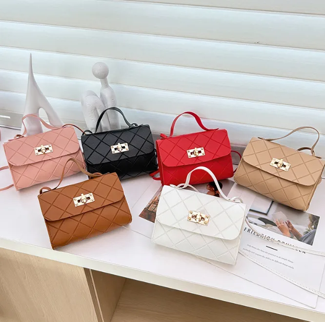 Wholesale New Embossed Small Square Bag for Women Minimalist Classic Handbag