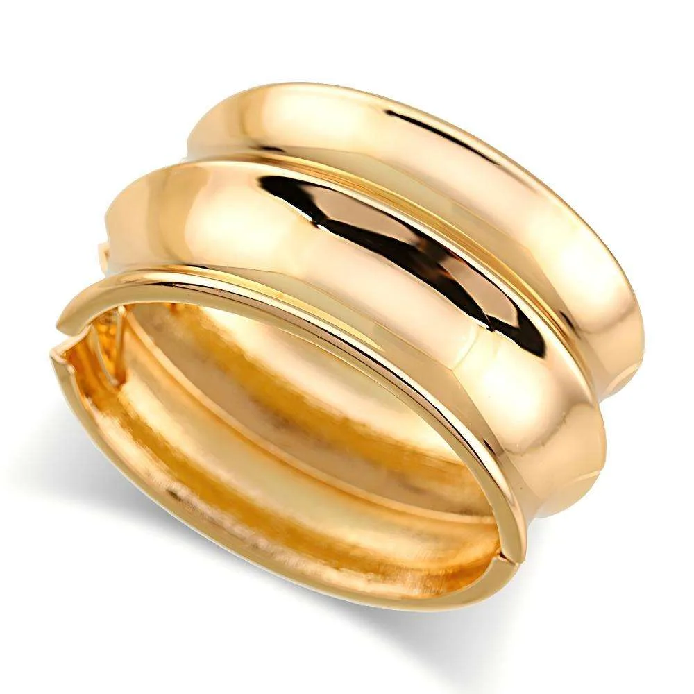 High-quality Retro Geometric Irregular Round Alloy Bangles Temperament Female Cuff Gold Silver Fashion Bracelets & Bangles
