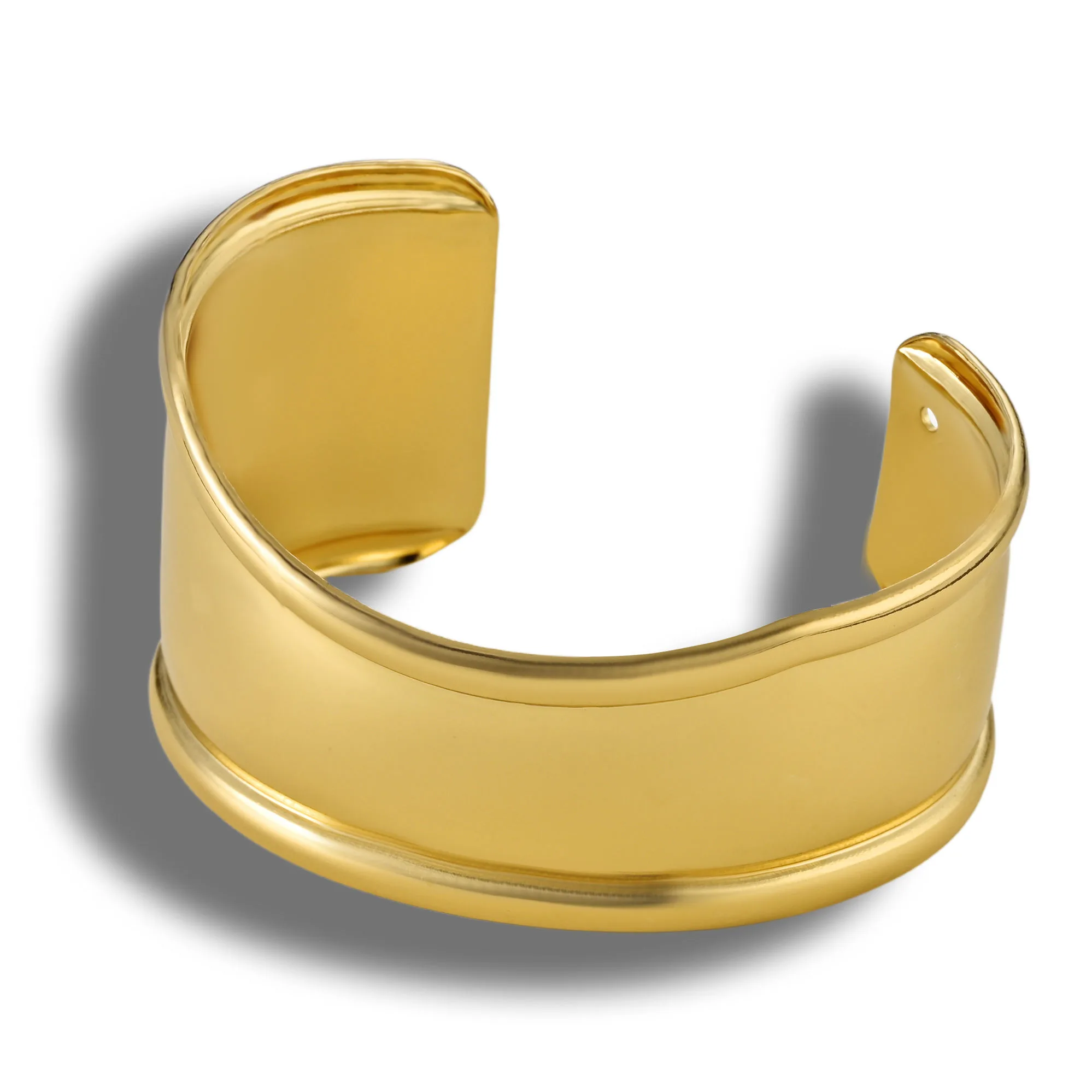 Gold Plated Alloy Copper Wedding Jewelry Joias De Luxo Fancy Jewellery for Ladies Anti Tarnish Bangles view 2