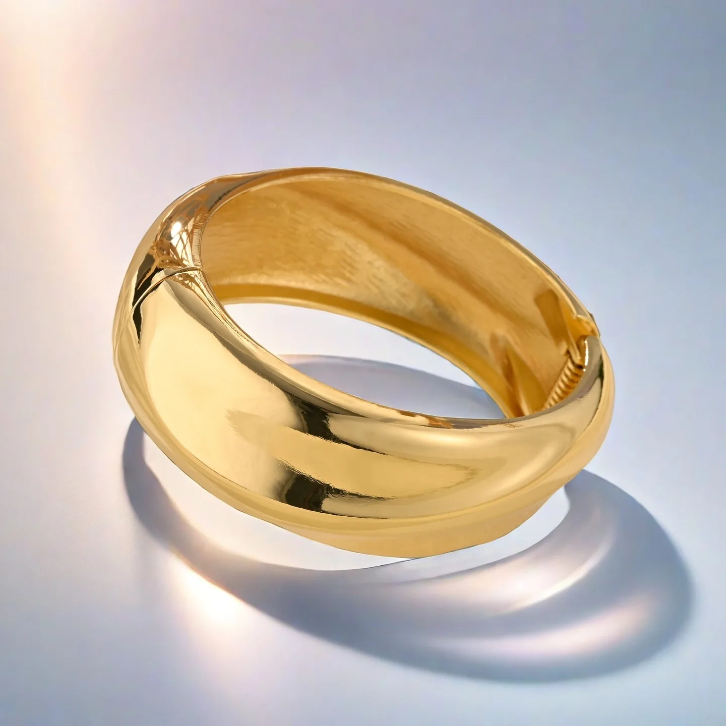 Chinese Bangles in Bulk Gold Plated Alloy Copper Wedding Jewelry Joias De Luxo Fancy Jewellery for Ladies Clasp view 3