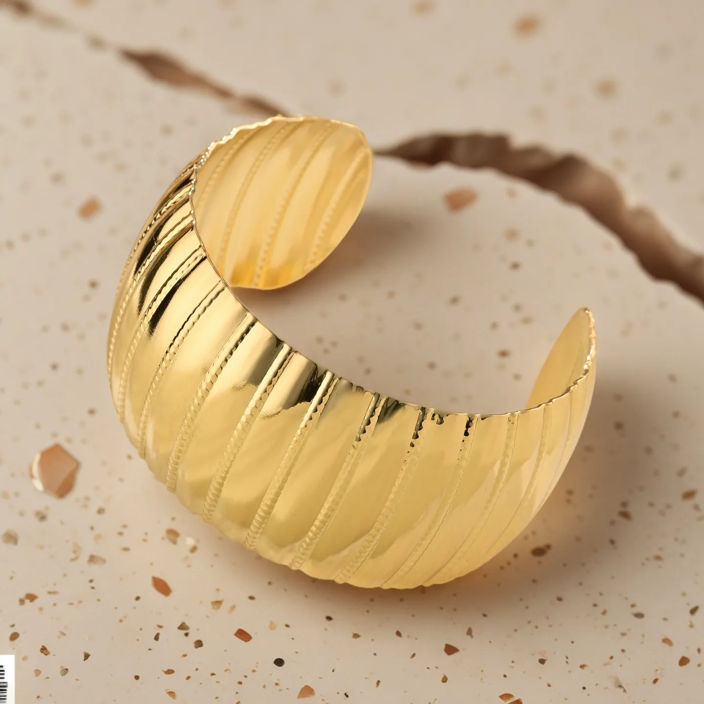 Gold Plated Alloy Copper Wedding Jewelry Joias De Luxo Fancy Jewellery for Ladies Anti Tarnish Bangles view 2