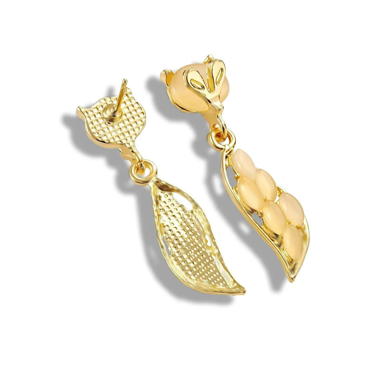 Korean Style New Wholesale Earrings Geometric fox Stone Earrings Fashion New Personalized Earrings for Women Designer Jewelry view 2