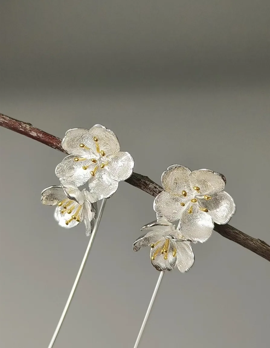 Uniquely Style Wholesale Earrings Simple and Exquisite Jewelry Flower Petal Ear Hook Earrings Women Jewelry Earrings