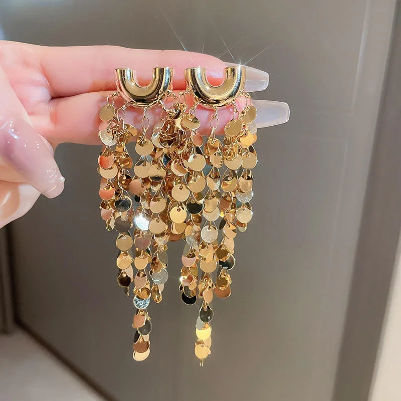 Wholesale Glitter Christmas Earrings Alloy Gold Plated Copper Designer Inspired Jewelry Sets Fancy Jewellery for Ladies