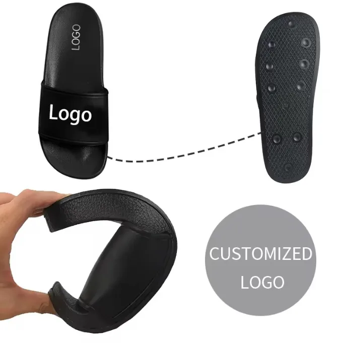 Hot Sale Custom Flip Flops Custom Printed slippers Slides Footwear Custom logo Slide Designer slippers for Men view 3