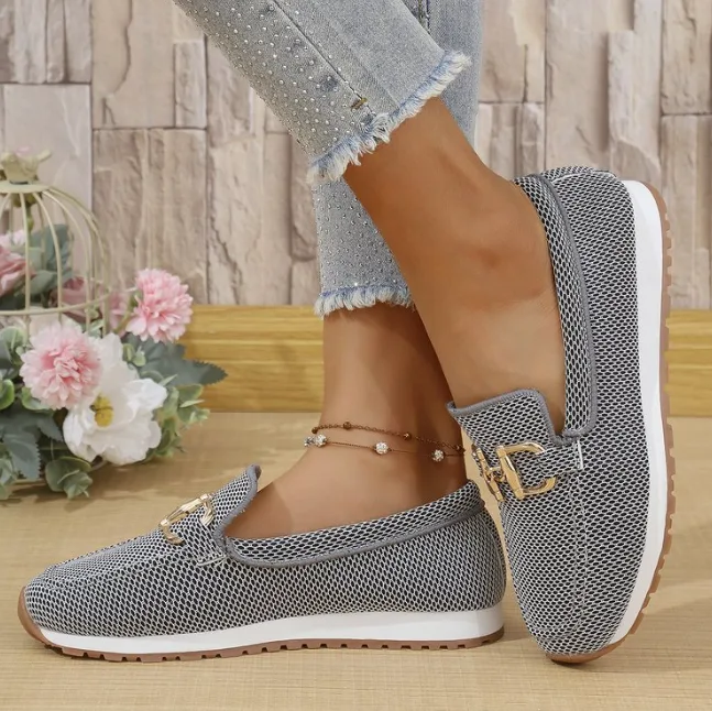Plus Size 2026 New Arrival Women Flat Shoes Four‑Season Fashion Shallow Mouth Casual Sneakers view 2