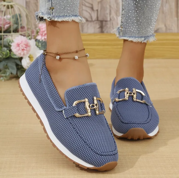 Plus Size 2026 New Arrival Women Flat Shoes Four‑Season Fashion Shallow Mouth Casual Sneakers