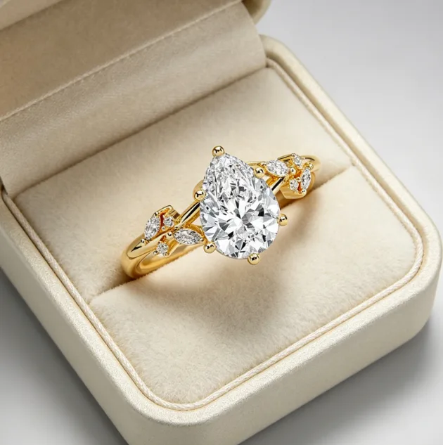 Alloy Gemstone Zircon Rings Vintage Rings for Women Designer Rings Engagement & Anniversary Fashion Non Tarnish Gold Plated