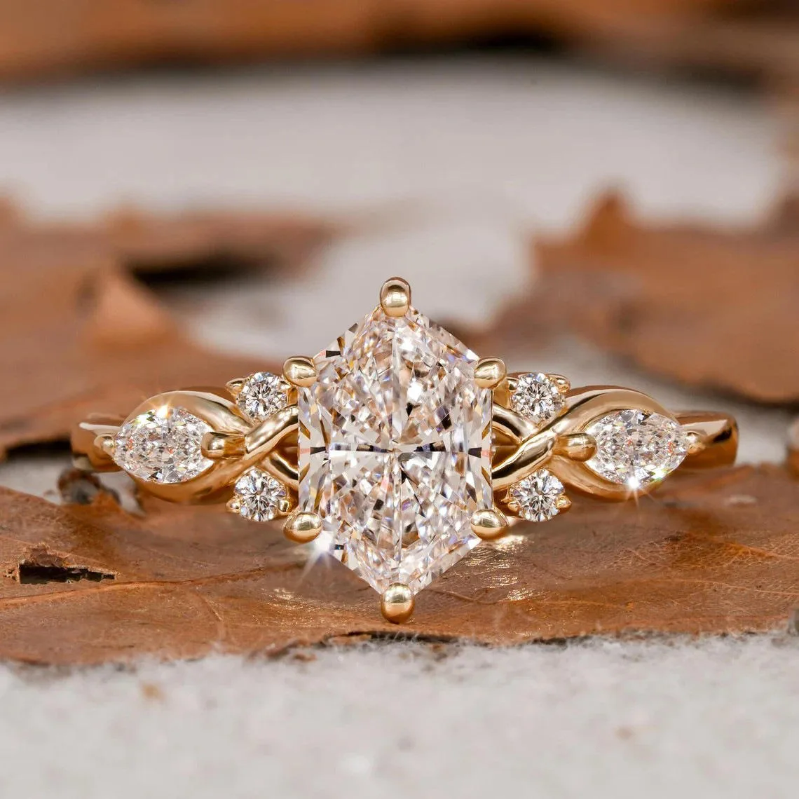 Alloy Zircon Rings Vintage Rings for Women Designer Rings Engagement & Anniversary Fashion Non Tarnish Gold Silver Plated