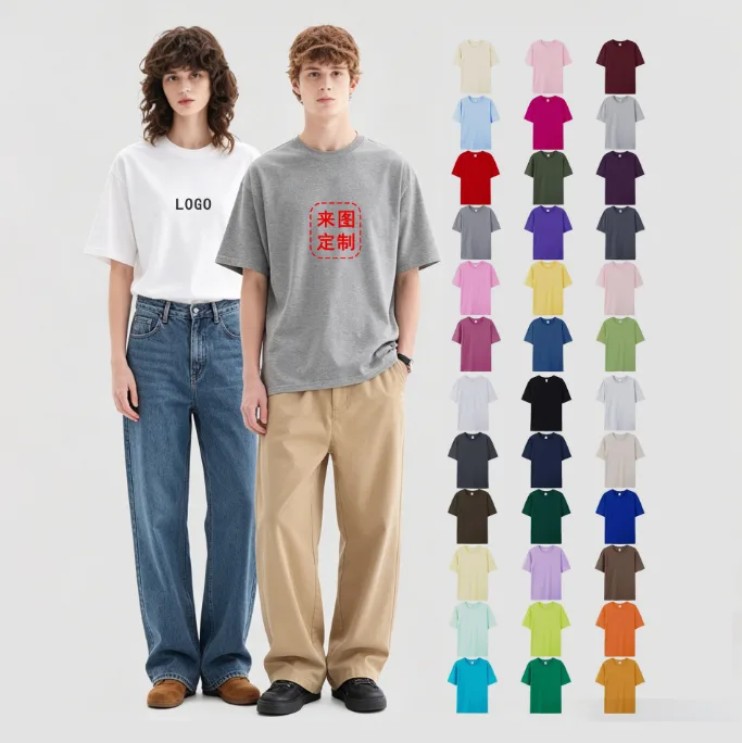 Cotton Custom Logo Print T‑Shirt Plus Size Women Casual Uniform Event Tops Factory Direct